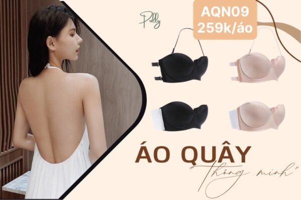 Áo ngực hở lưng đệm mỏng chống tuột AQN09 - Hình ảnh 5